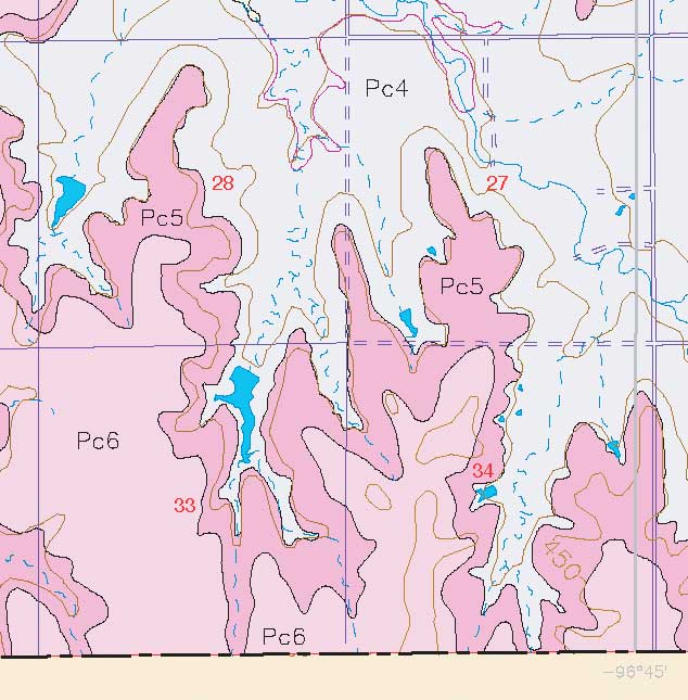 small geologic map