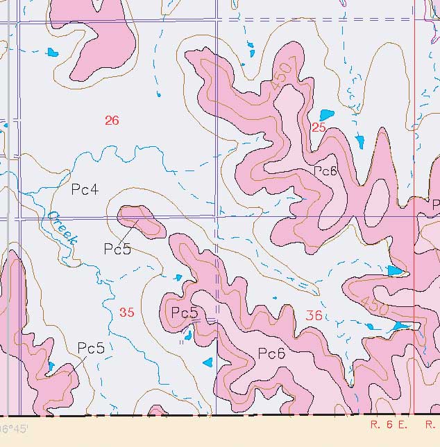 small geologic map