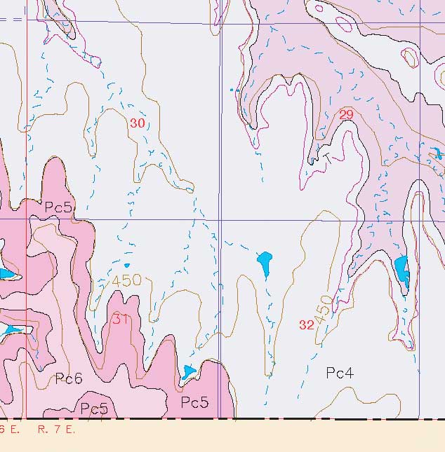 small geologic map