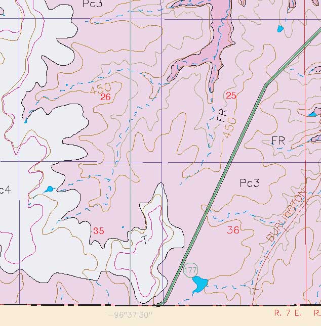 small geologic map