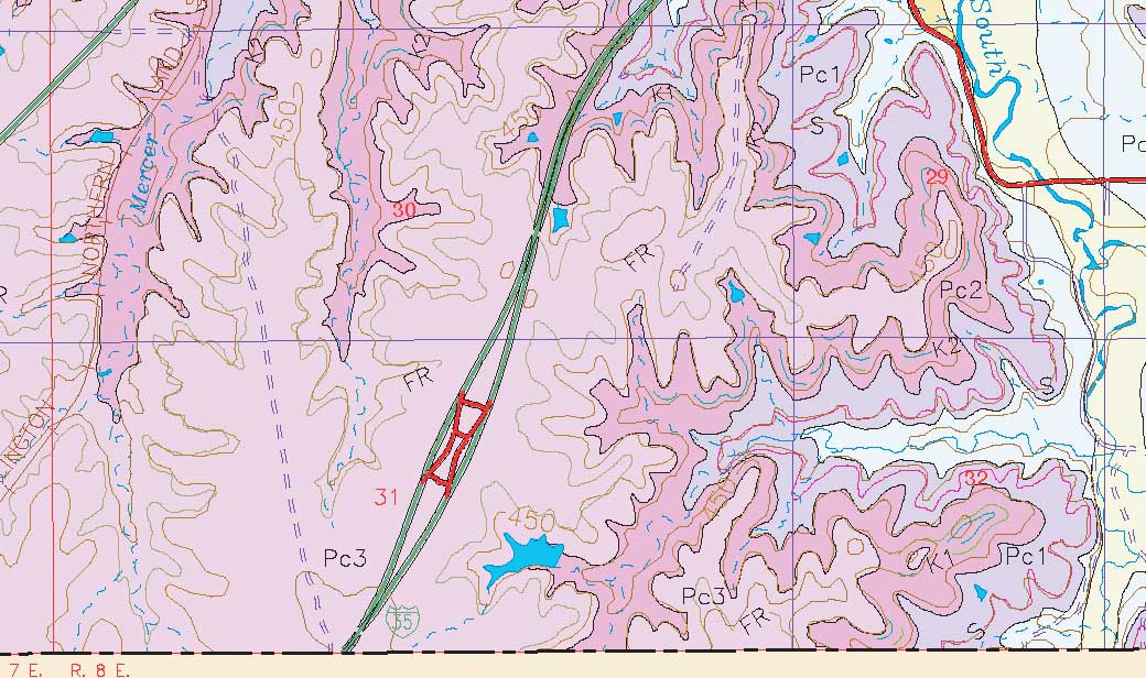 small geologic map