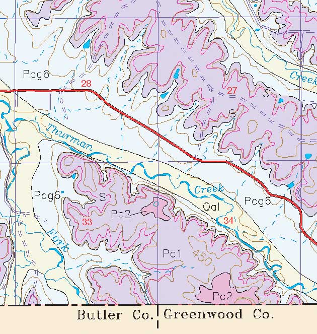 small geologic map