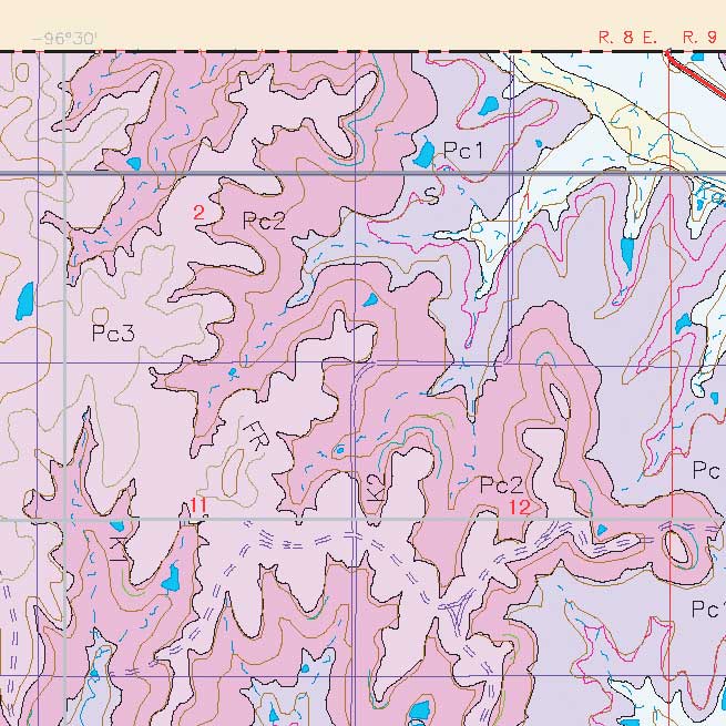 small geologic map