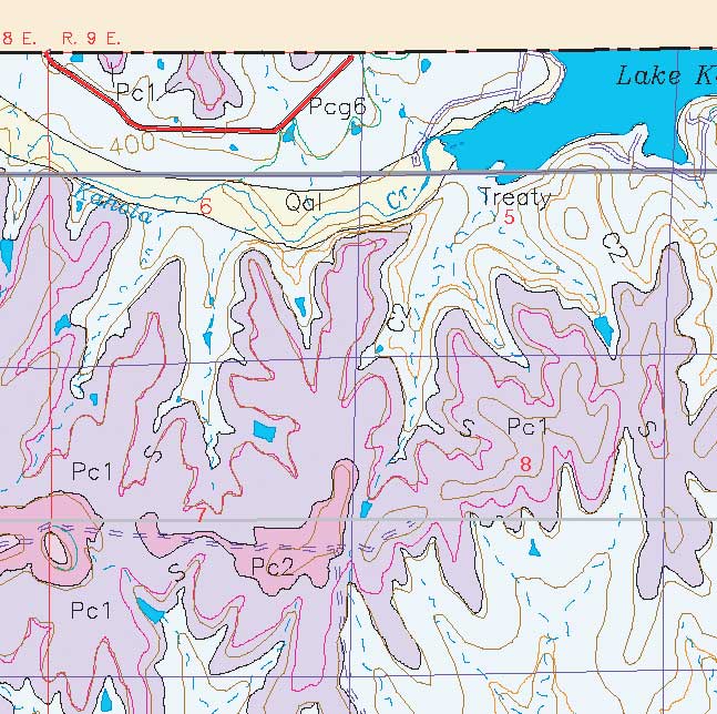 small geologic map