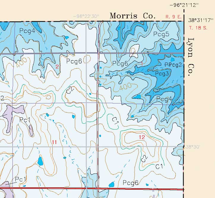 small geologic map