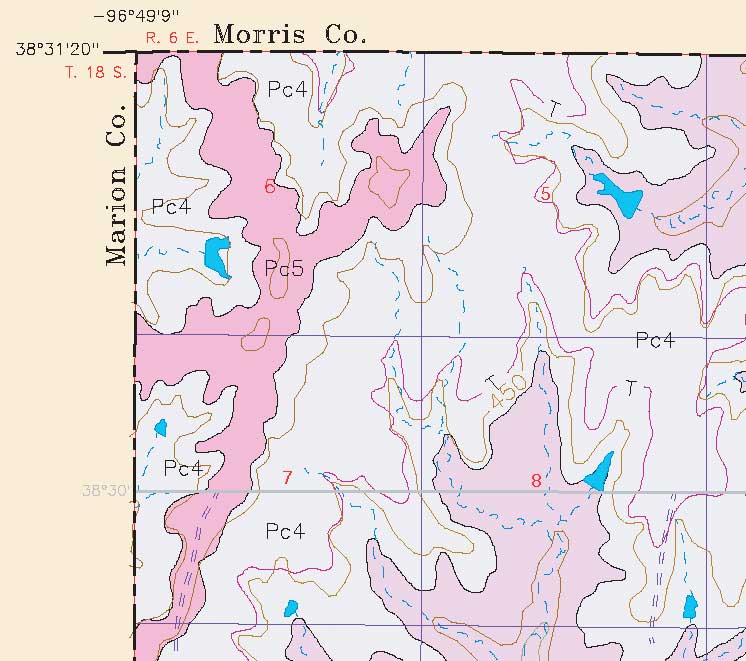 small geologic map