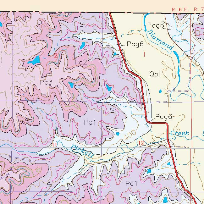 small geologic map