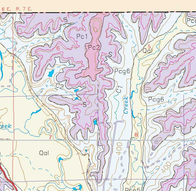 small geologic map