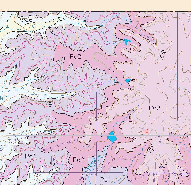 small geologic map