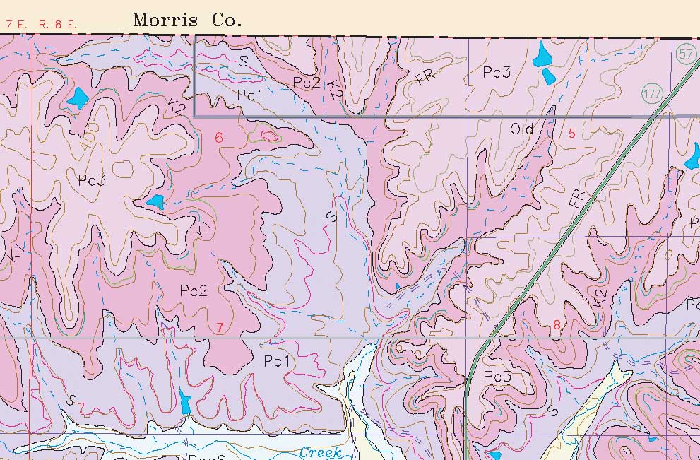 small geologic map