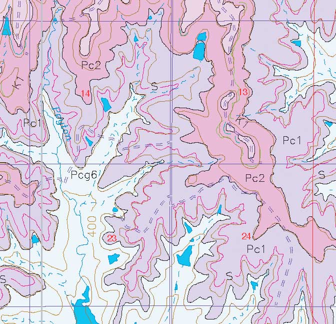 small geologic map