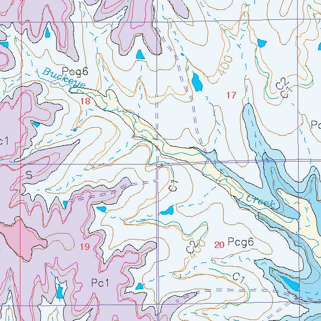 small geologic map