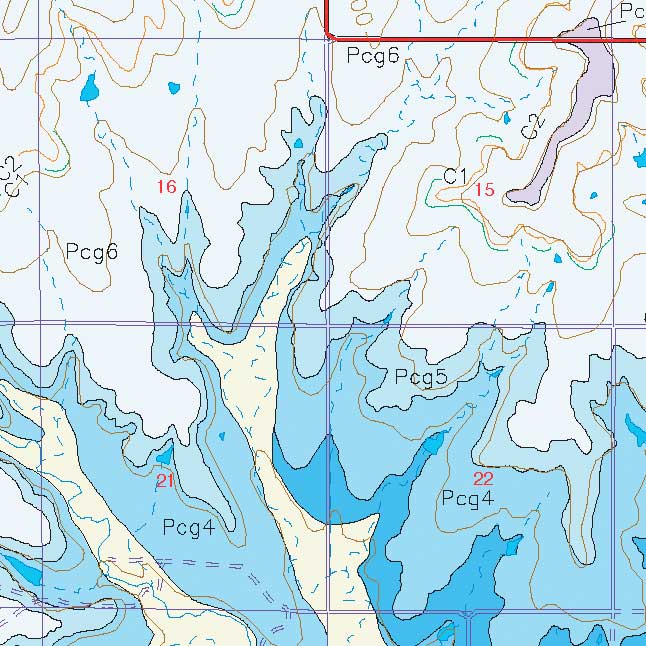 small geologic map