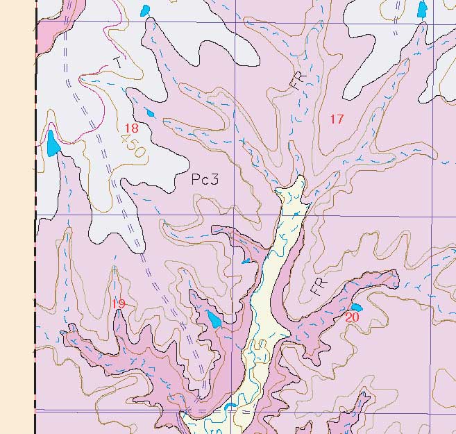 small geologic map