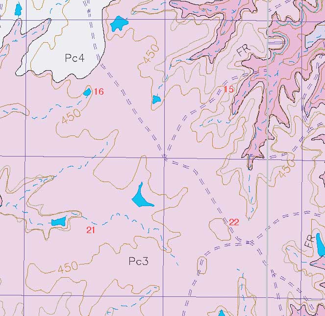 small geologic map