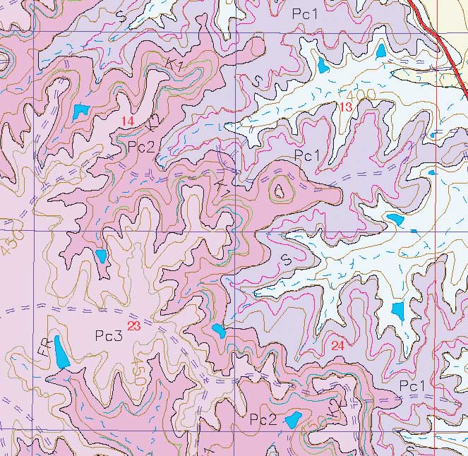 small geologic map