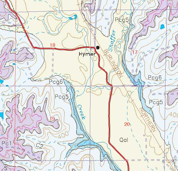 small geologic map