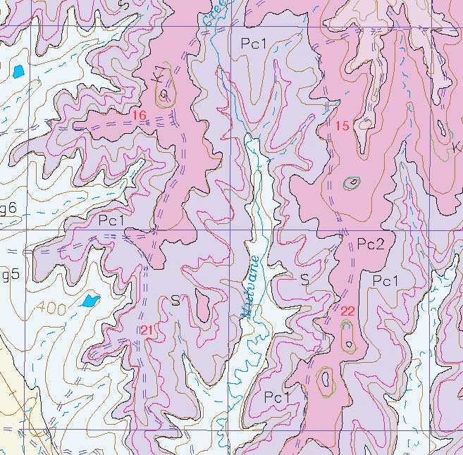 small geologic map