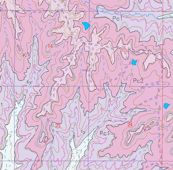 small geologic map