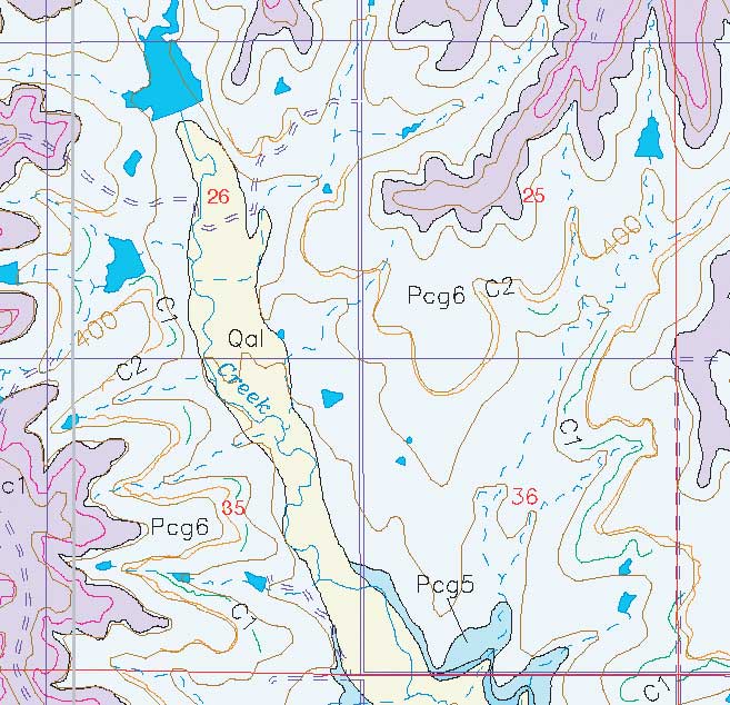 small geologic map