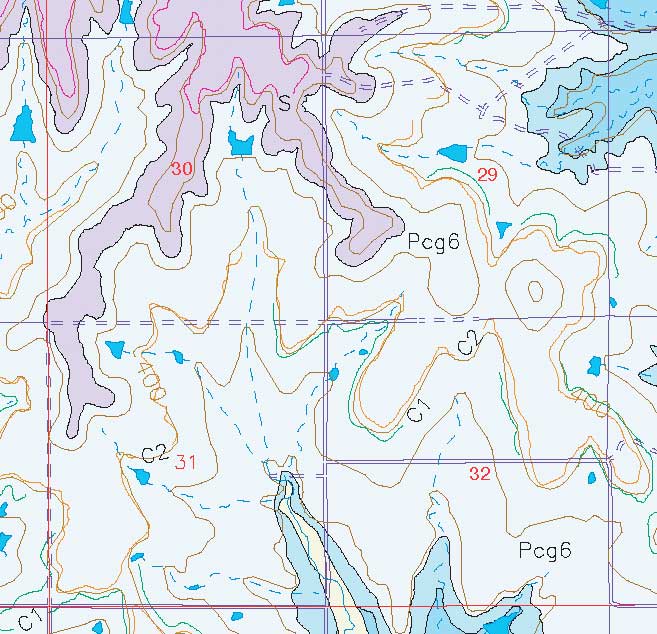 small geologic map