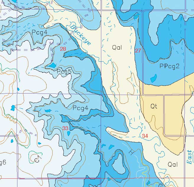 small geologic map