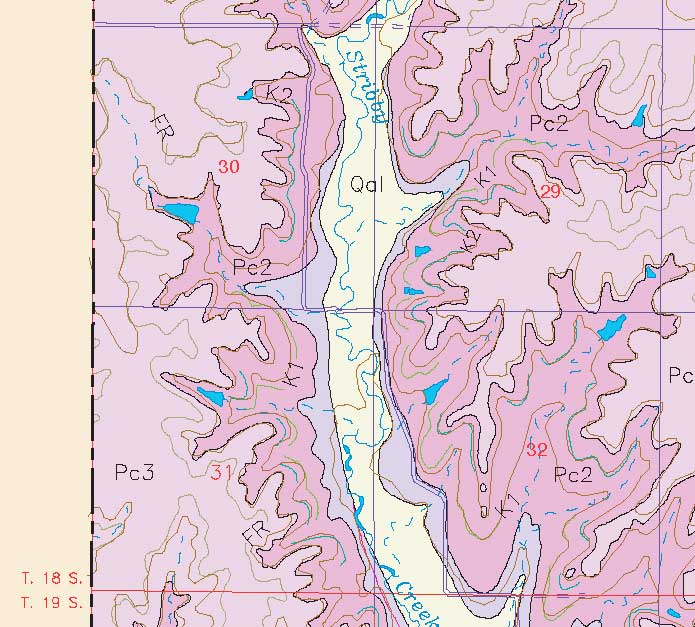 small geologic map