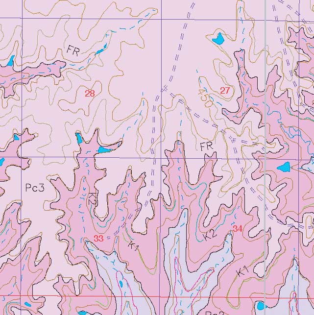 small geologic map