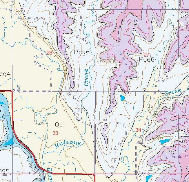 small geologic map