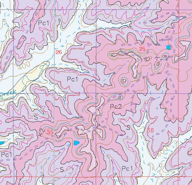 small geologic map