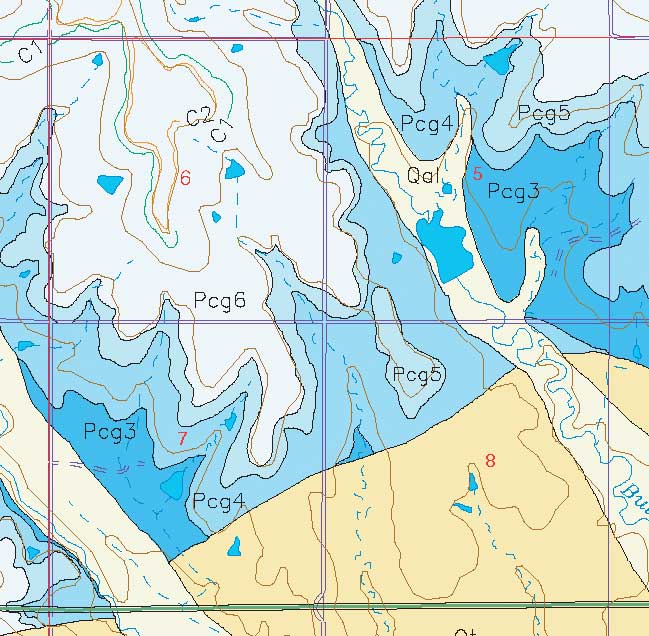 small geologic map