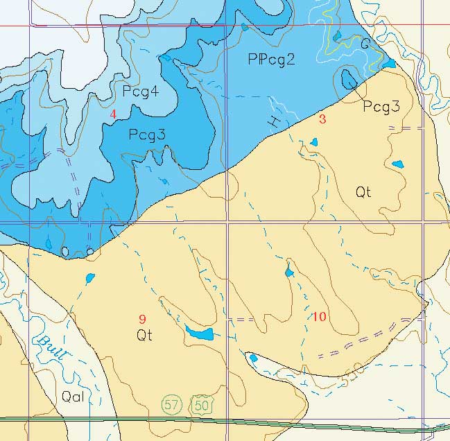 small geologic map