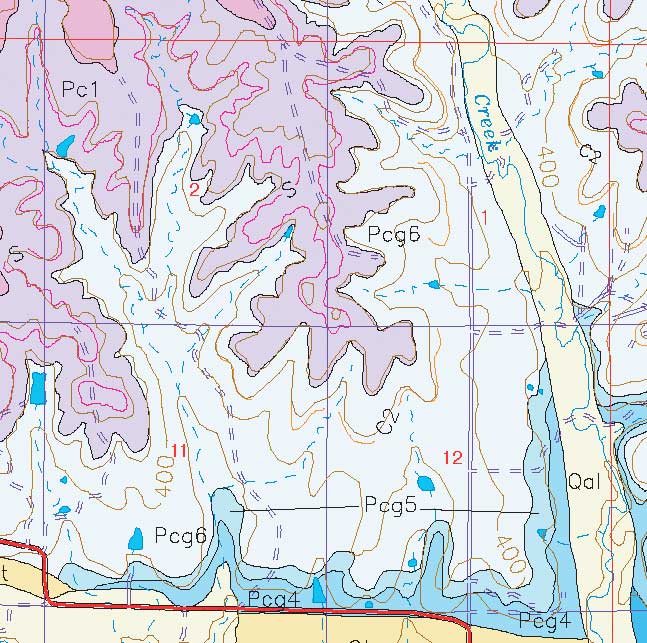 small geologic map