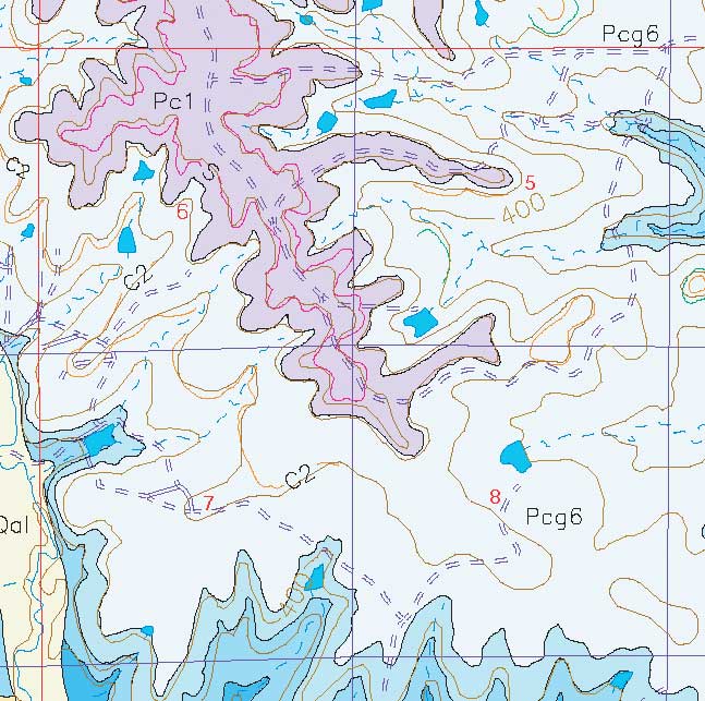 small geologic map