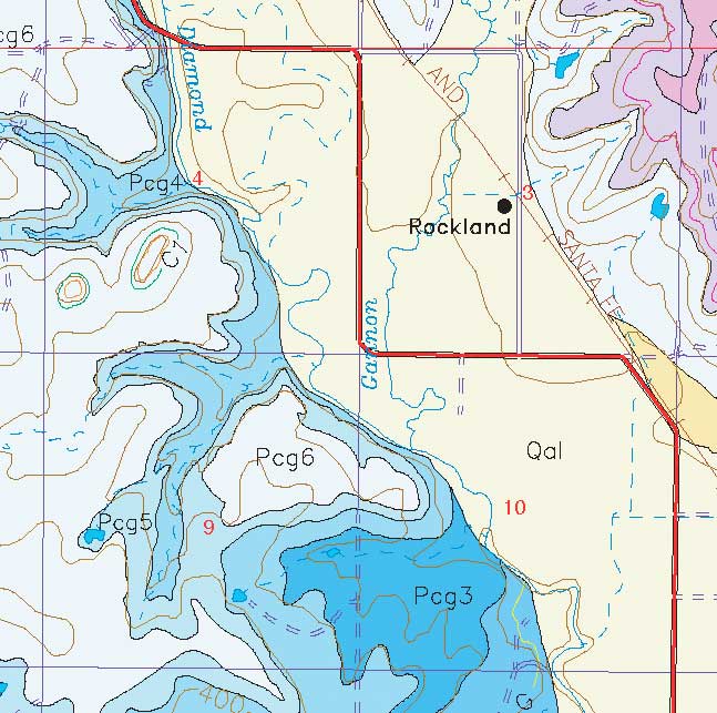 small geologic map