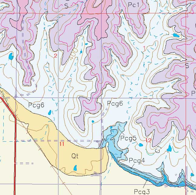 small geologic map