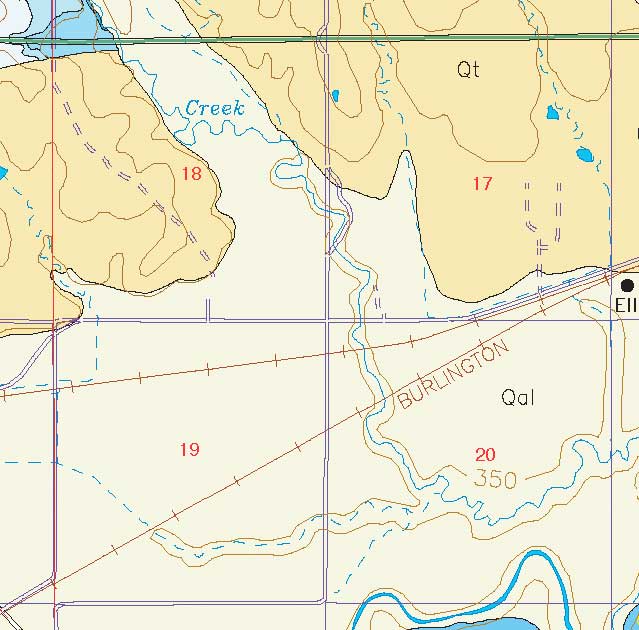 small geologic map