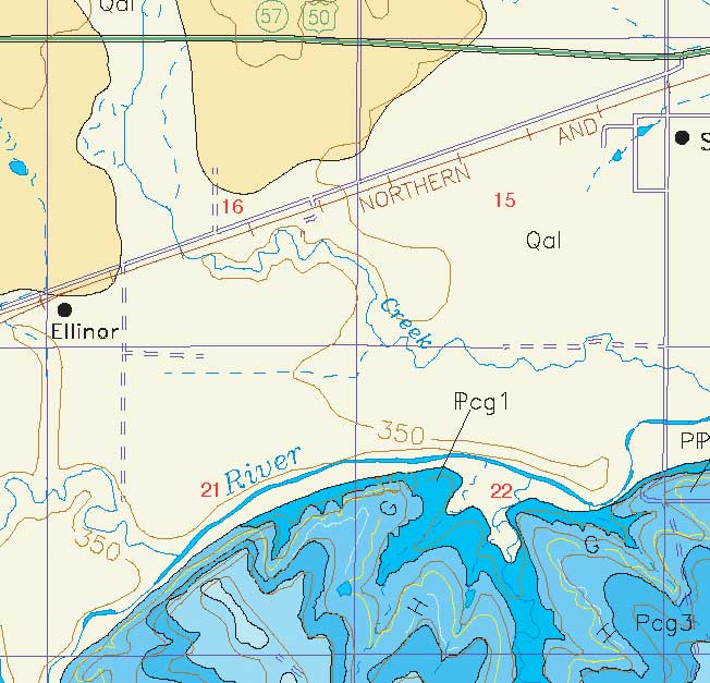 small geologic map