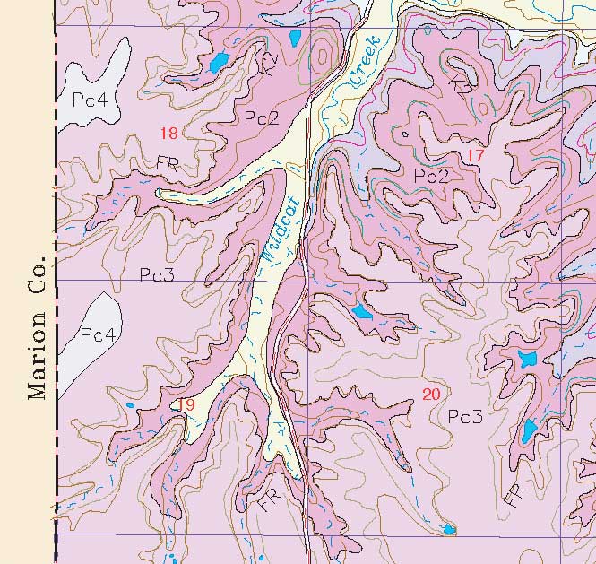 small geologic map