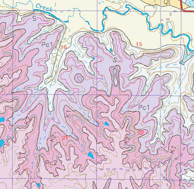 small geologic map