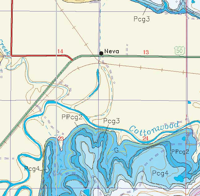 small geologic map