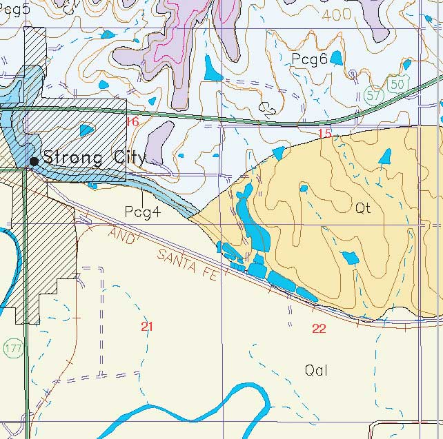 small geologic map