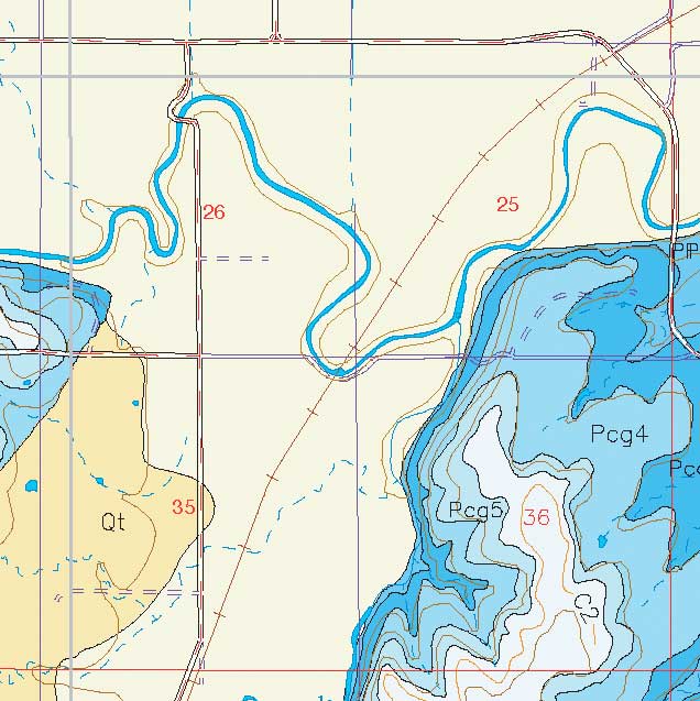 small geologic map