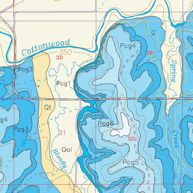 small geologic map