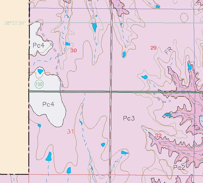 small geologic map