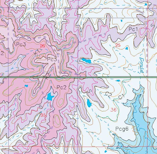 small geologic map