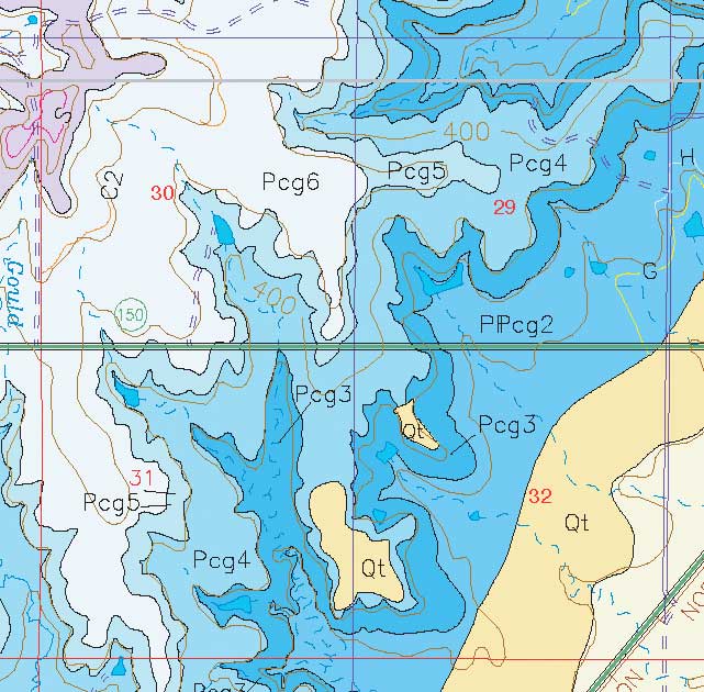 small geologic map