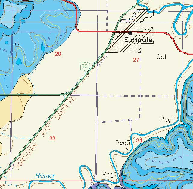 small geologic map