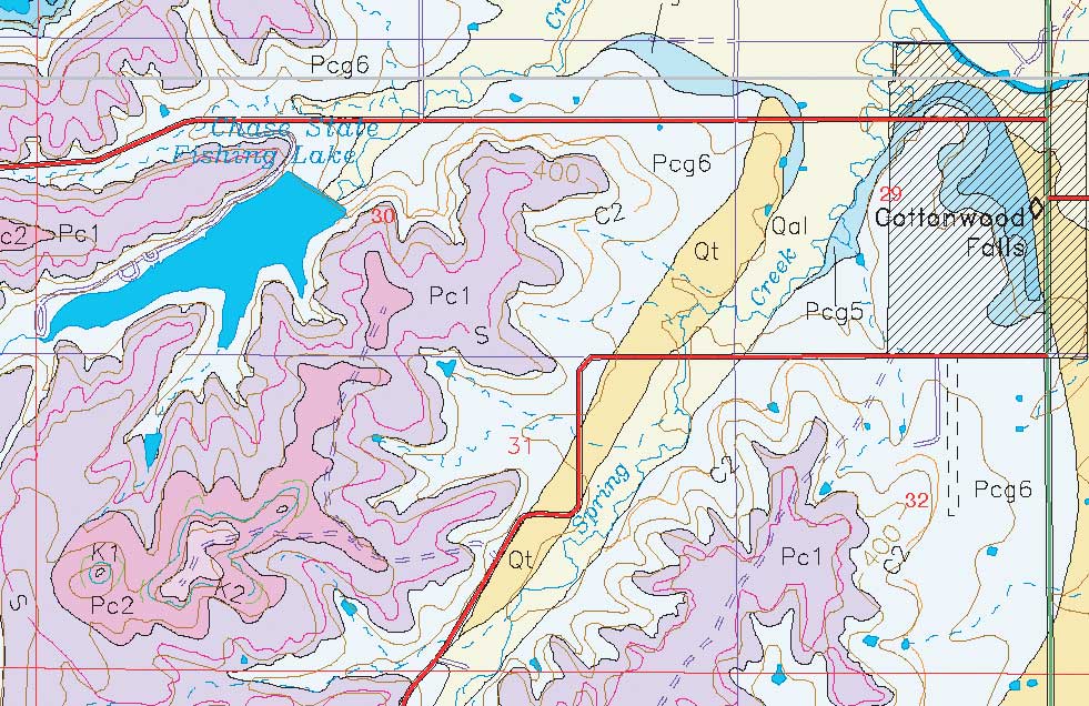 small geologic map