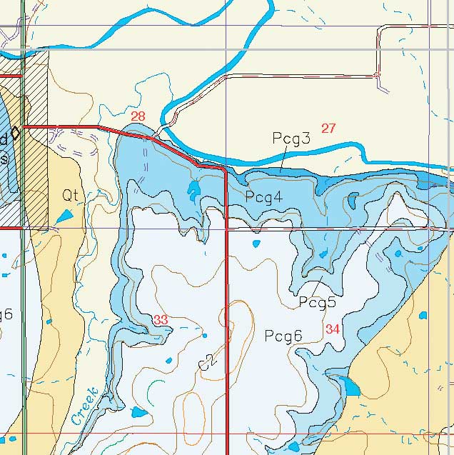 small geologic map